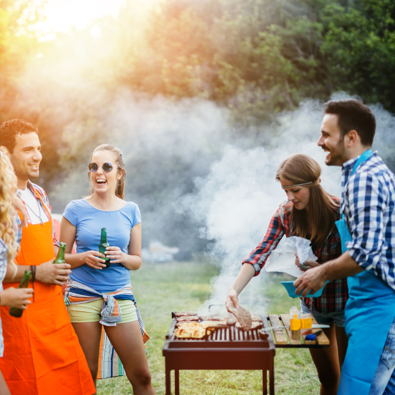 grillen mit Freunden